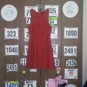 Burnt Orange Short Dress